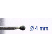 4mm Silicon Carbide Grinding Stone Ball, SH3mm, 2 Pcs - Stone Engraving, Smoothing, Carving - chavda.com