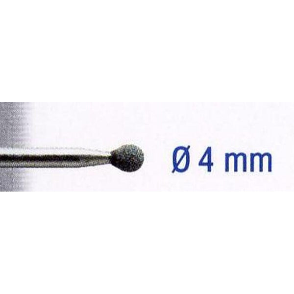 4mm Silicon Carbide Grinding Stone Ball, SH3mm, 2 Pcs - Stone Engraving, Smoothing, Carving - chavda.com