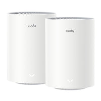 Cudy AX3000 Wi-Fi 6 Mesh System (2-Pack, White) - Whole Home Coverage, Fast Wireless Internet