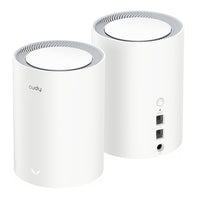 Cudy AX3000 Wi-Fi 6 Mesh System (2-Pack, White) - Whole Home Coverage, Fast Wireless Internet