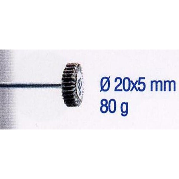 Flap Grinding Wheel 20x5mm, 80 Grit - Metal Polishing, Rust Removal