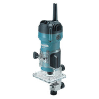 Makita MT M3700B Palm Router: Compact Power Tool for Woodworking & DIY. 6.35mm Collet, Precision Routing