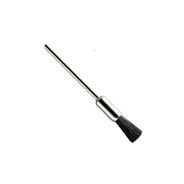 5mm Black Bristle End Wire Brush for Cleaning and Polishing - Jewelry, Silverware, Precision Tools
