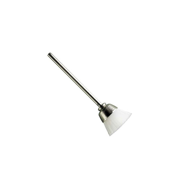 White Nylon Cup Brush 12mm - Polishing Tool, Dental Brush, Rotary Tool Attachment