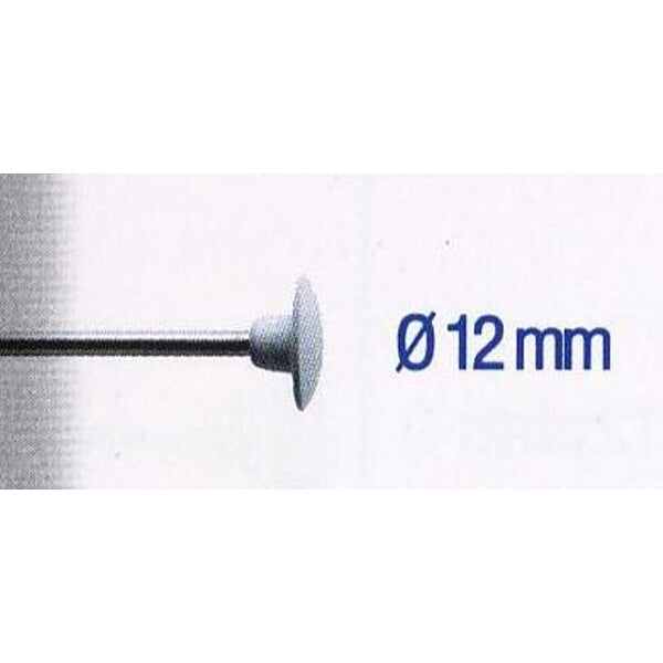 Silicon Polisher 12mm Lenticular Shape Dental Polishing Tool 2.35mm Shank HP