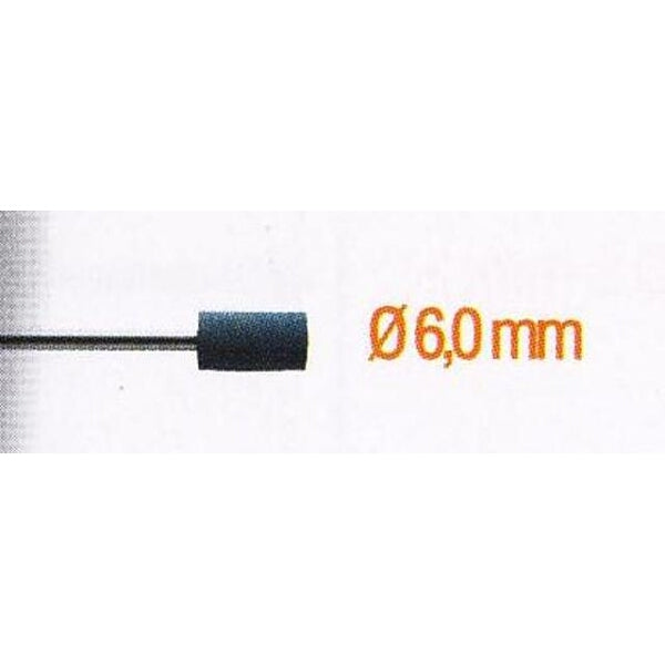 Rubber Polishing Point 6mm Cylinder - Metal Polishing & Scratch Removal