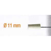 Hard Felt Polisher 11mm Tapered - Polishing Tool for Metals, Glass, Ceramics & More