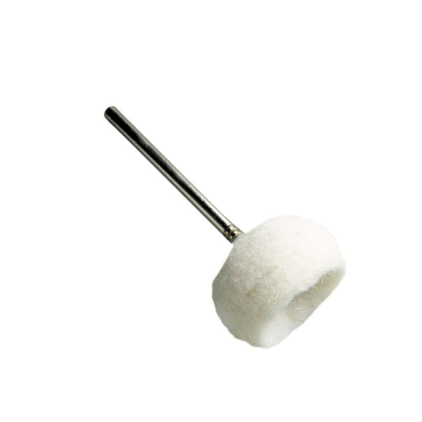 Soft Felt Polishing Buff - 24mm Felt Disc with 2.35mm Shank - Metal, Jewelry, Glass Polishing Tool