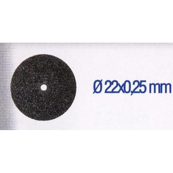 Slim Cut Off Disc 22x0.25mm - Precision Cutting Wheel for Glass, Metal, Wood, Plastic - Pack of 5