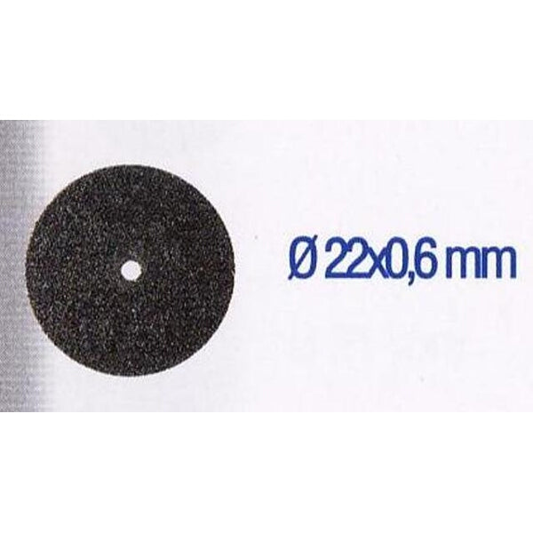 CUT OFF DISCS 22X0.6MM 10PCS - Thin Metal Cutting Discs, Small Diameter, Precision Cutting Tool, Abrasive Disc for Rotary Tools