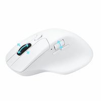 Keychron M6 1K Dual-Wireless Bluetooth and 2.4G Mouse – White-M6-A3