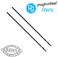 HSS Twist Drill Bits 0.6mm 2pcs - Professional Mini Drill for Wood, Metal, Plastic - High-Speed Steel Micro Drill Bit Set