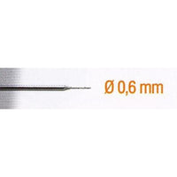 0.6mm HSS Twist Drill Bit for Metal, Wood, Plastic - Reinforced Precision Drilling