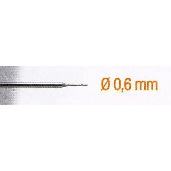 0.6mm HSS Twist Drill Bit for Metal, Wood, Plastic - Reinforced Precision Drilling