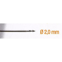 HSS Drill Bit 2mm Reinforced Twist Drill - 2.35mm Shank - Metal, Wood, Plastic - Chavda.com