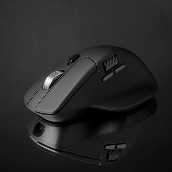 Keychron M6 30000 DPI Wireless Silent Mouse - Black (BT/2.4GHz/Wired)-M6S-A23