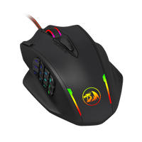 REDRAGON IMPACT 12400DPI MMO Gaming Mouse - Black-RD-M908