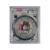 MARTLET 115mm Diamond Cutting Wheel - Segmented RIM, General Purpose. Cuts Masonry & Concrete. Wet/Dry Use