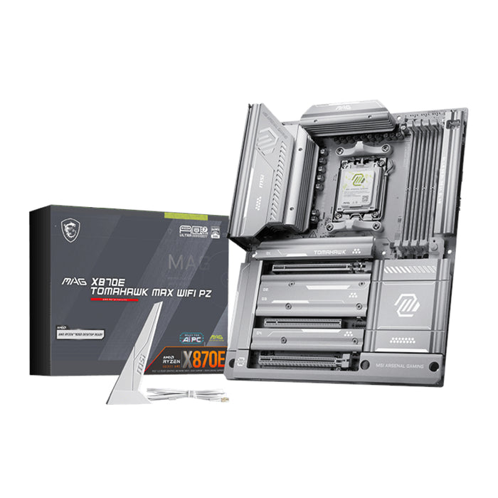 MSI MAG X870E TOMAHAWK MAX WIFI PZ AM5 ATX Motherboard-MAGX870ETOMAHAWKMAXWIFIPZ