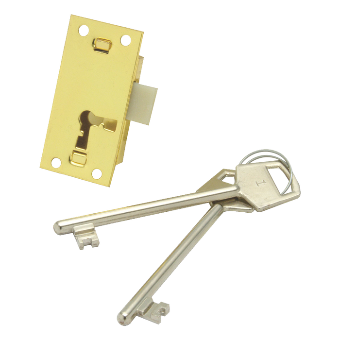 Mackie Lock Cupboard Brass 2 L2 K 64 Mm Set Mak05618
