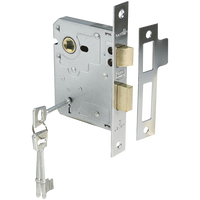 MACKIE Mortice Lock CP 3L, 3 Lever Door Lock with Keys & Striker Plate - Premium Quality Security Hardware