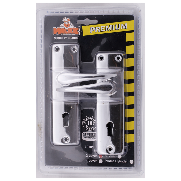 Mackie Lockset Mortice Cp W/Hd Hndls 2 L Mak17277
