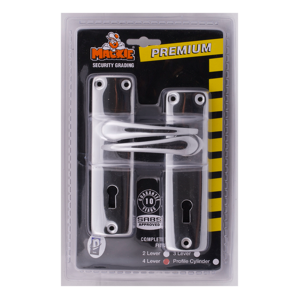 Mackie Lockset Mortice Cp W/Hd Hndls 4 L Mak17390