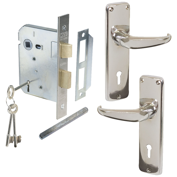 Mackie Lockset Mortice Die Cast 3 L Mak19806