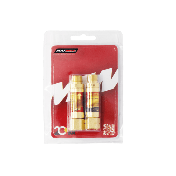 Matweld P/P F/Back Arrestor Set Torch Mat3020 P
