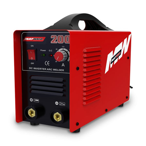 MATWELD 200 AMP Single Phase 220V DC Inverter IND - MAT9055K