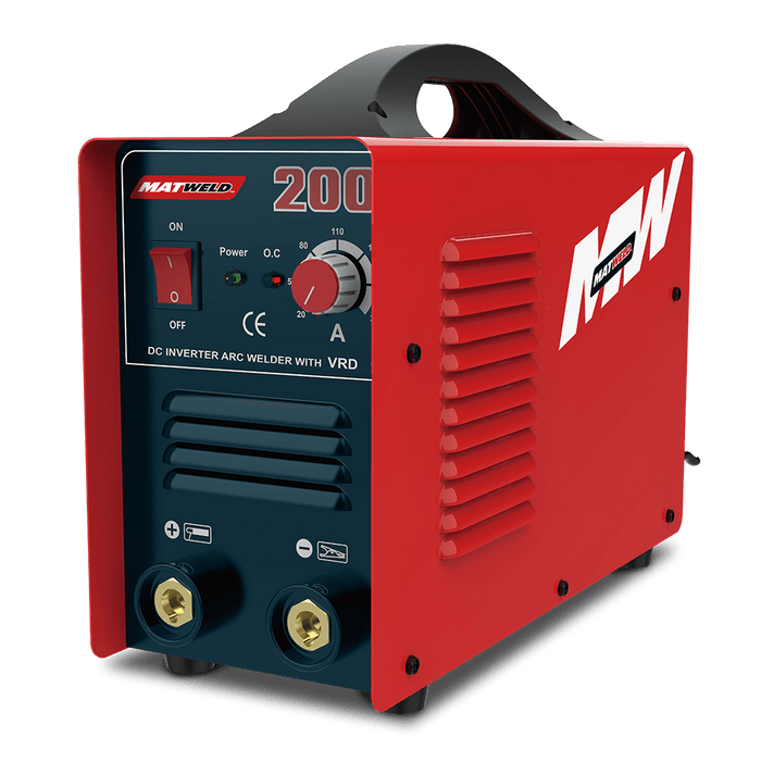 Matweld Welder Invert 200 A 220 V Vrd Mat9055 Vrd