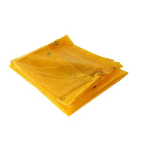 MATWELD Welding Curtain 3x2m - Yellow Protective Screen with Eyelets for Welding Safety | Chavda.com