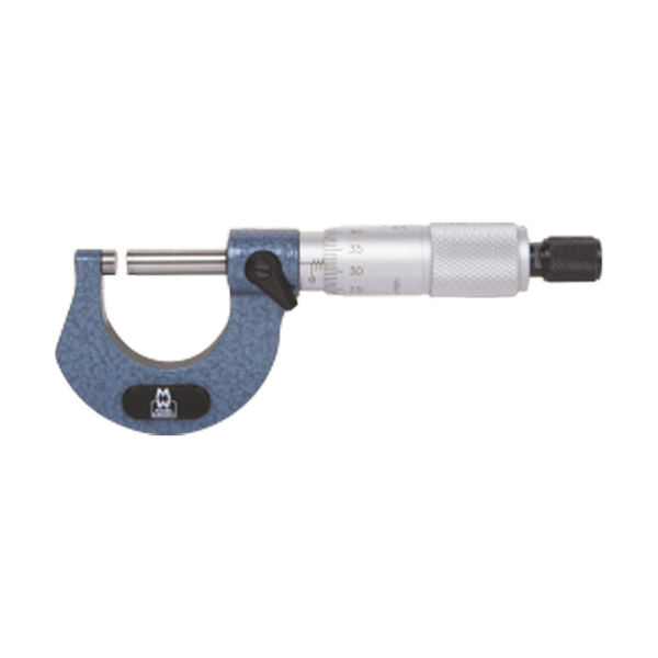 M&W Micrometer External 0 25 Mmx.001 Mm Maw1965 M