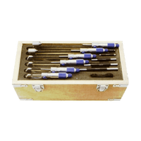 M&W Micrometer Set 6 Pc 0 150 Mmx.01 Mm Maw215 03 Bl