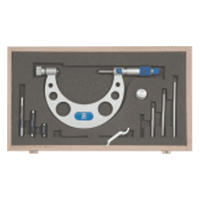 M&W Micrometer W/Anvils 0 100 Mmx.01 Mm Maw217 01
