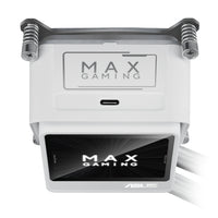 Asus MAX Gaming LC 360 ARGB LCD All-in-one CPU Liquid Cooler - White-MAXGAMINGLC360ARGBLCDWHT