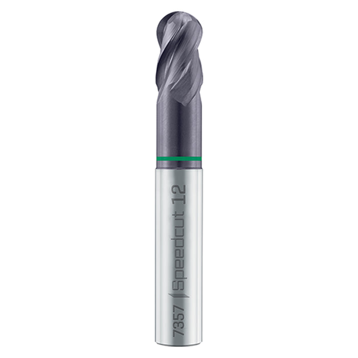 Alpen Scall Nose End Mill Sp Cut Univ. Z4 6.0 Din 6527 Lha Shank Din 6 May73570060