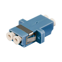 FIBRE DUP LC SM MIDCOUPLER CERAMIC SLEEVE BLUE - CNT-LC-SM-DUP-PC
