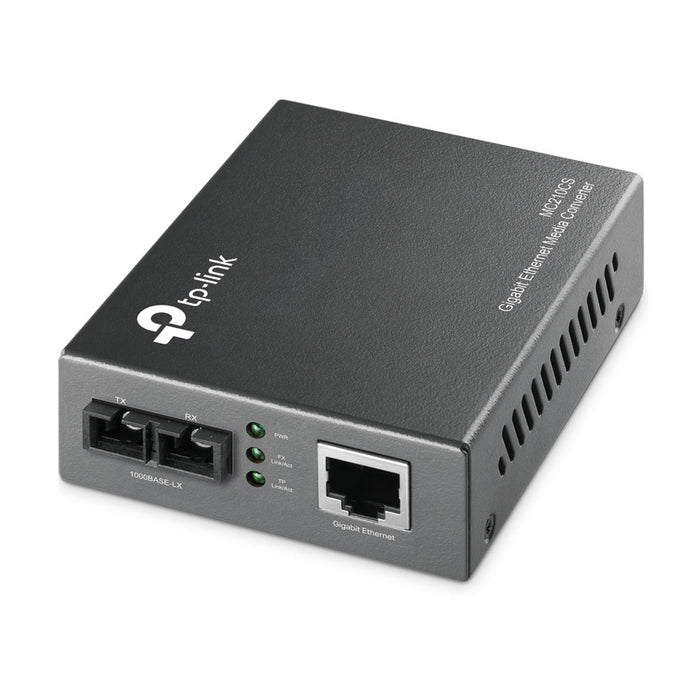 TP-LINK GIGABIT RJ45 TO SINGLE-MODE SC FIBRE - NET-MC210CS