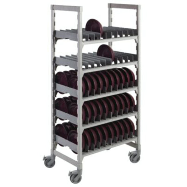 BCE Mobile Drying Rack For Insulated Dome Covers - 100 Dome Capacity - MDR0002