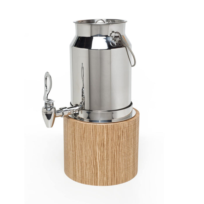TIGER Milk Dispenser With Wooden Base - Walnut - 5Lt - MDR0005