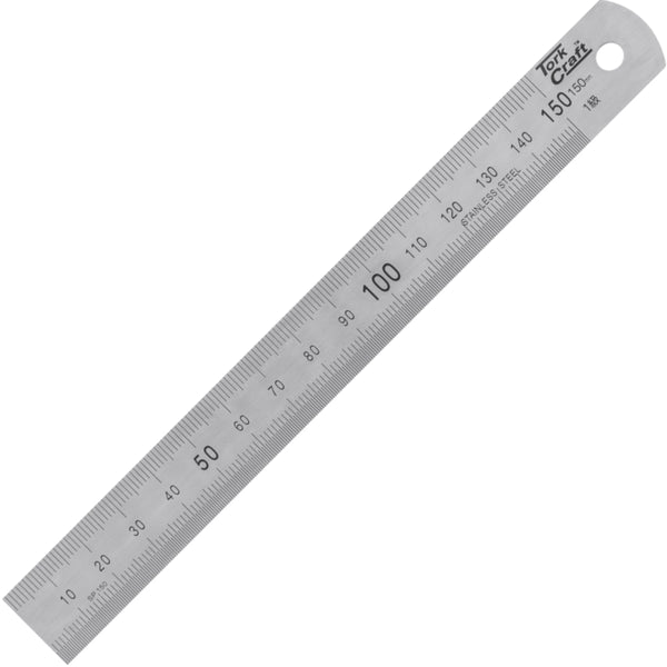 Tork Craft Stainless Steel150 X19 X0.8 Mm Ruler Me01015
