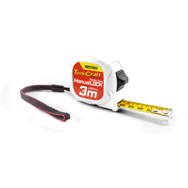 MEASURING TAPE M/LOCK 3M X 16MM PLASTIC CASING