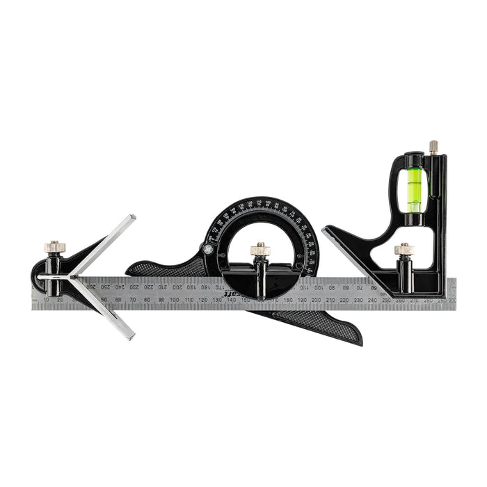Tork Craft Combination Square & Protractor 3 Pc Set Me09031