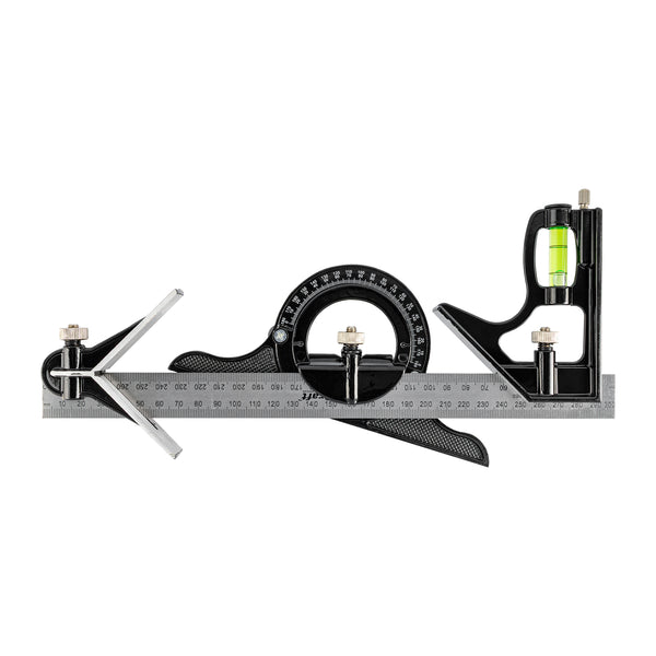 Tork Craft Combination Square & Protractor 3 Pc Set Me09031