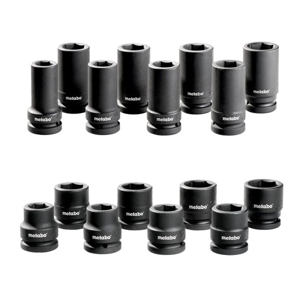 Metabo Socket wrench set 3/4" impact-proof - 628834000