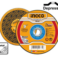 INGCO 230mm Metal Cutting Disc - Abrasive Grinding Wheel, Cut Metal with this High Quality Tool!