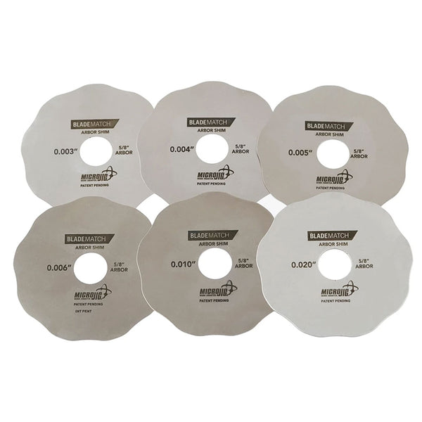 Bladematch Arbor Shims (6 Pack) Mic As-6