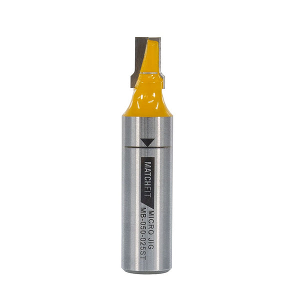Microjig Matchfit Relief 1/4' Strait Router Bit 1/2' Shank Mic Mb-050-025St