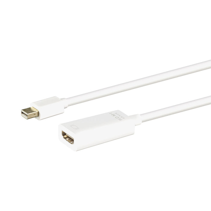 LINKQNET CONNECTIVITY CNV-MINIDP-HDMIF-LQ 4K MINI DISPLAYPORT MALE TO HDMI FEMALE CONVERTER - CNV-MINIDP-HDMIF-LQ